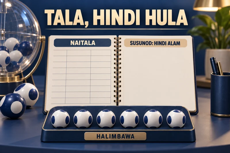 Paliwanag na ilustrasyon: Historical count interpretation. Mga halimbawang label, hindi aktuwal na result.